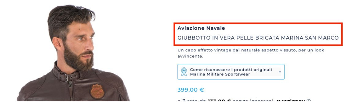 titolo scheda prodotto