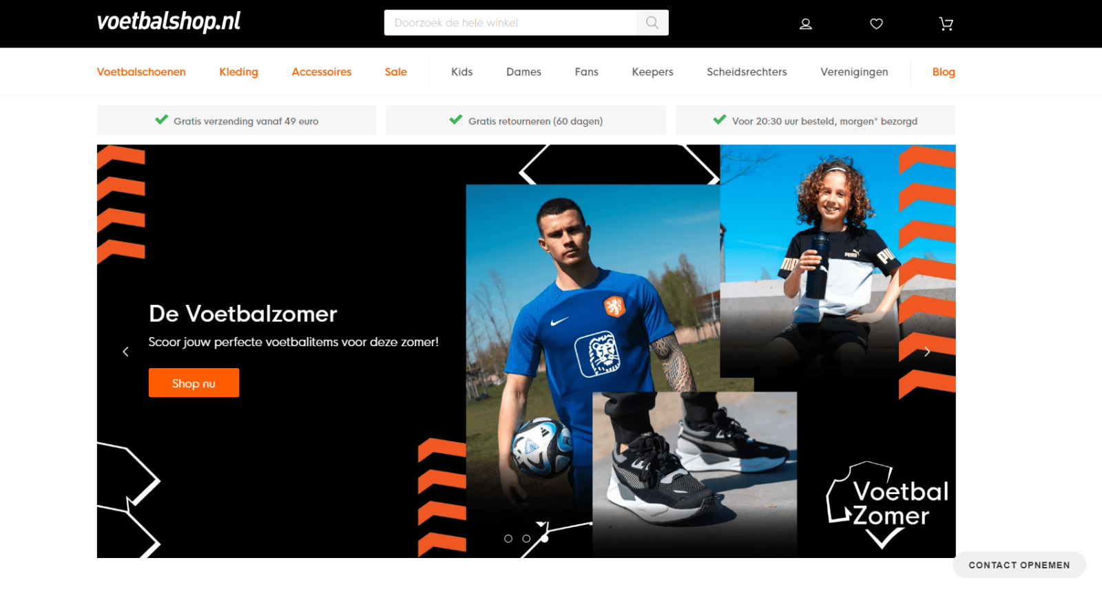 immagine homepage Voetbalshop